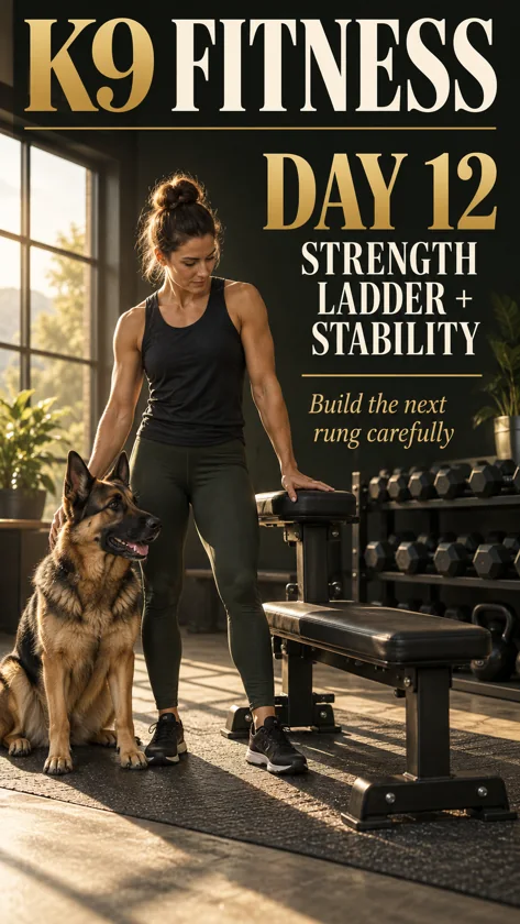 K9 Fitness — Day 12 — Strength Ladder + Stability