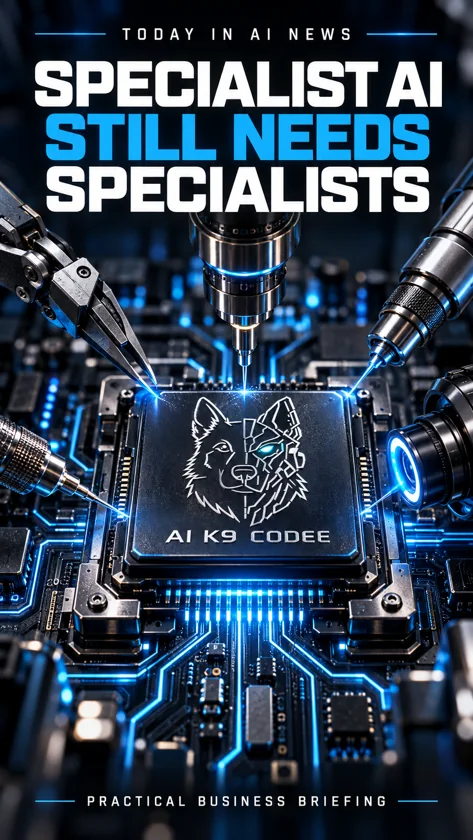Specialist AI Still Needs Specialists