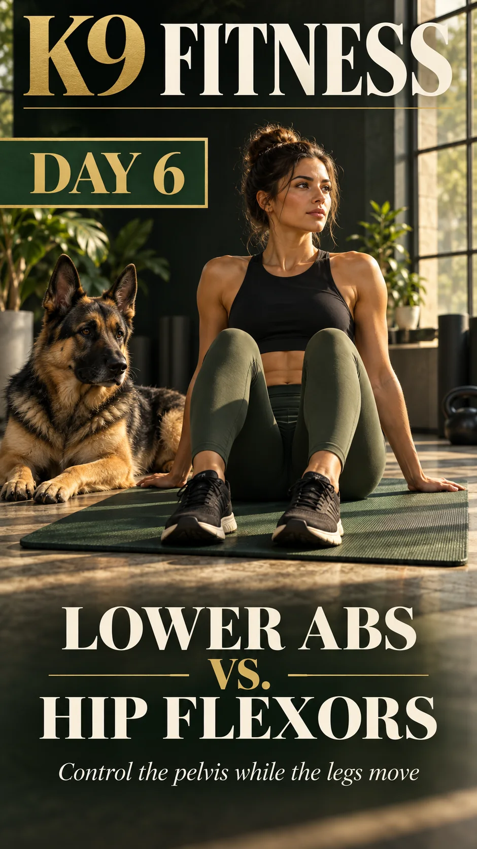 K9 Fitness — Day 06 — Lower Abs vs. Hip Flexors — original article cover