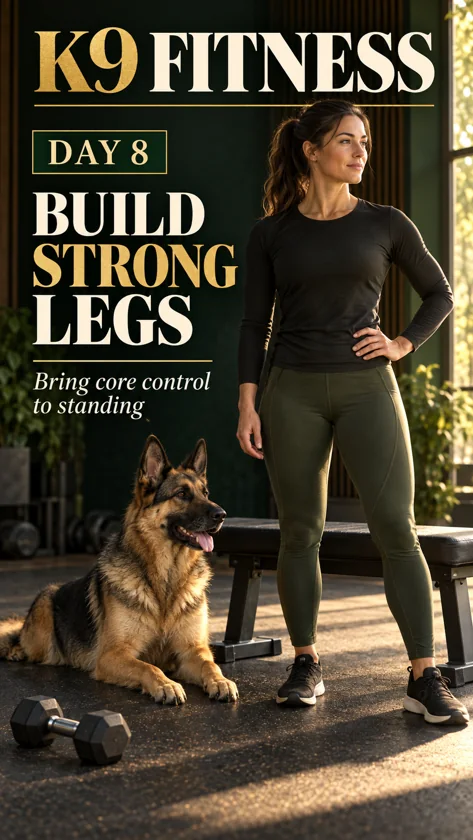K9 Fitness — Day 08 — Build Strong Legs