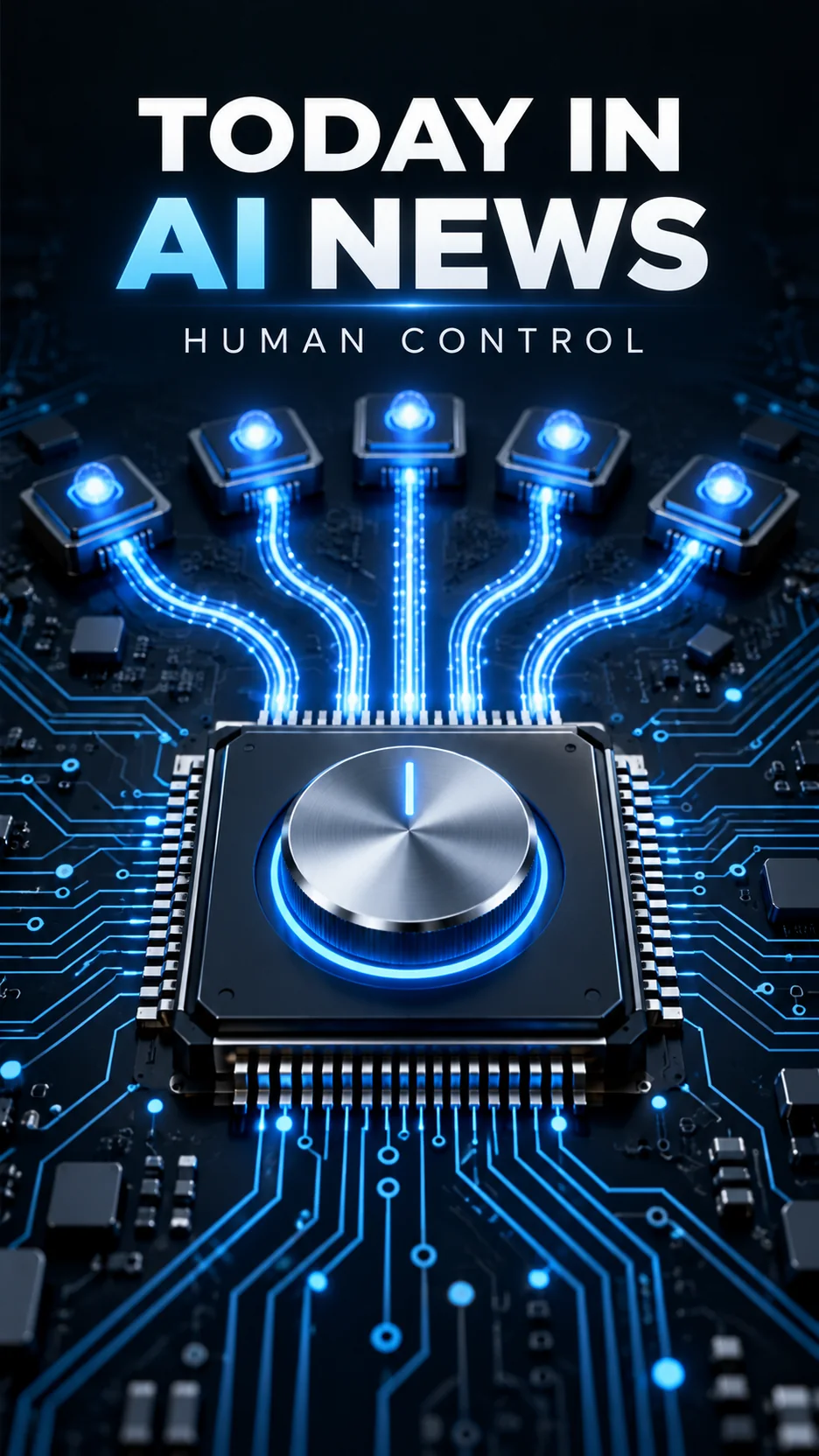 Today in AI News — Five Companies and Human Control — original article cover