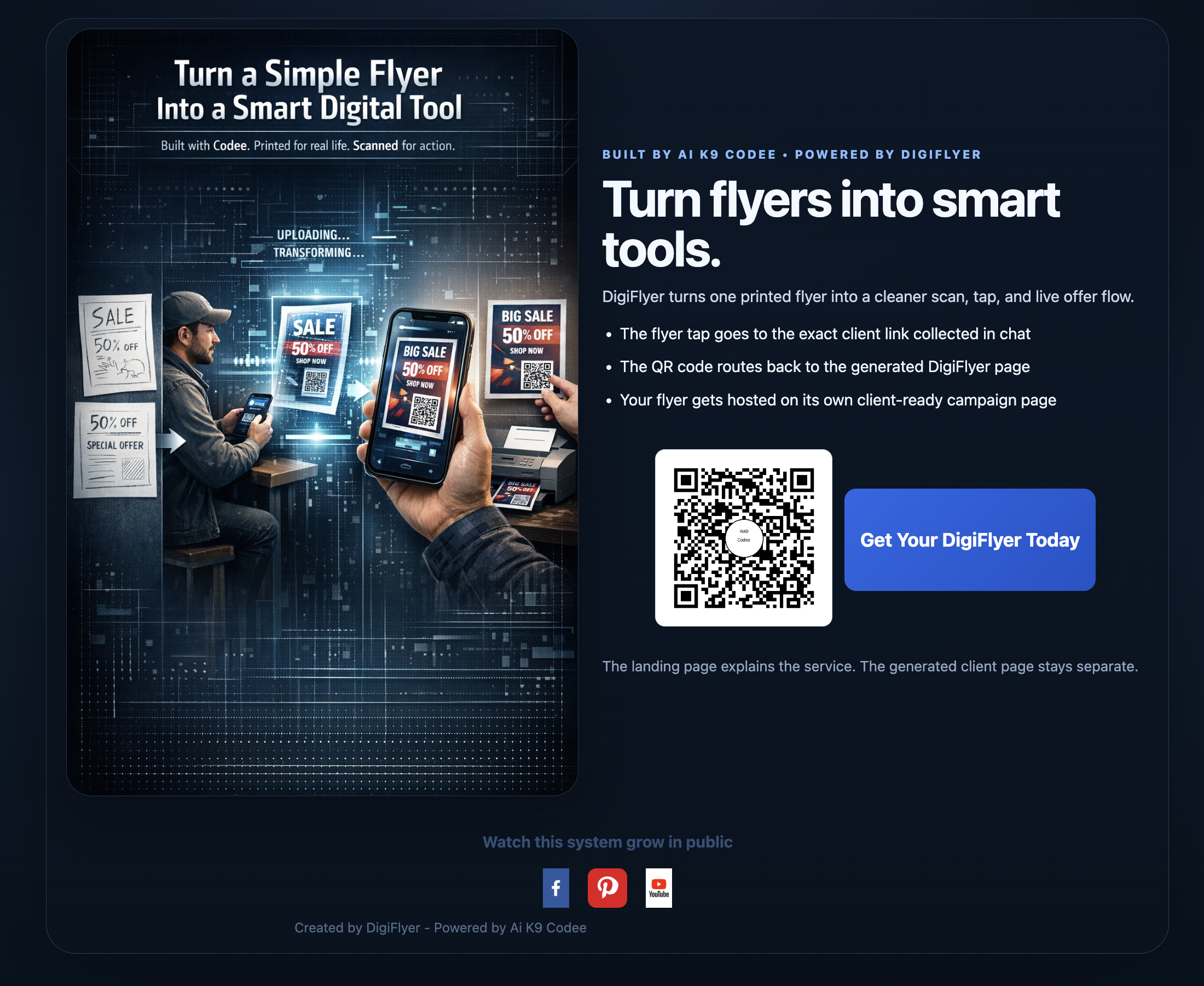 DigiFlyer service preview
