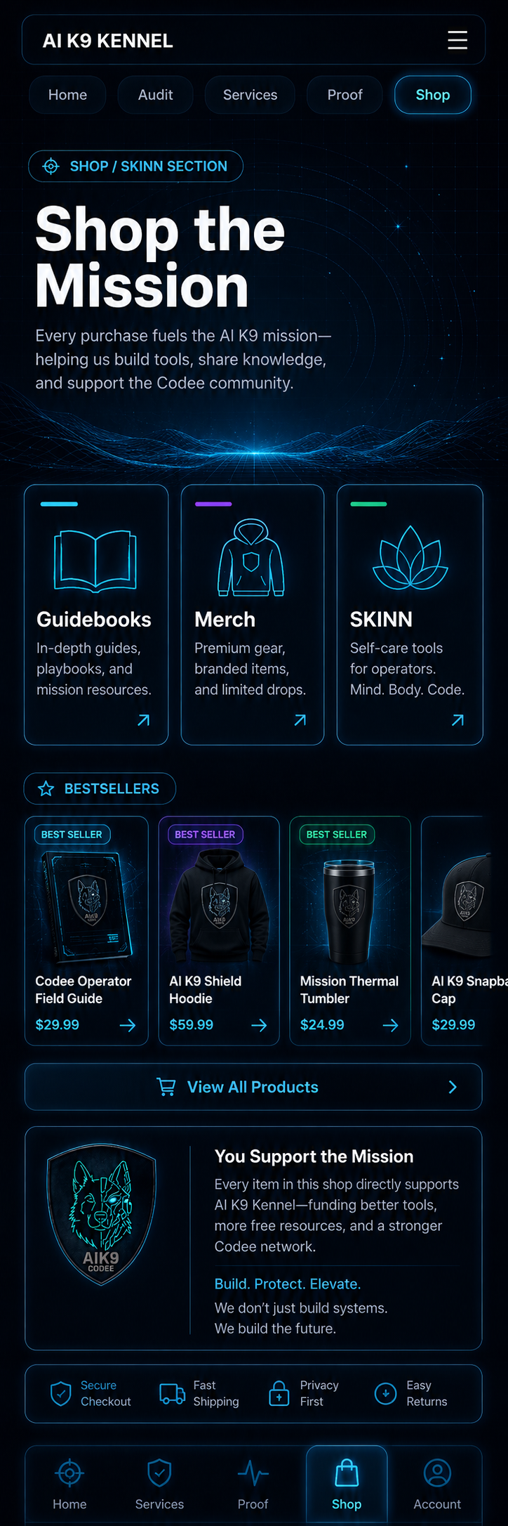 Codee guidebook system visual from Google Drive