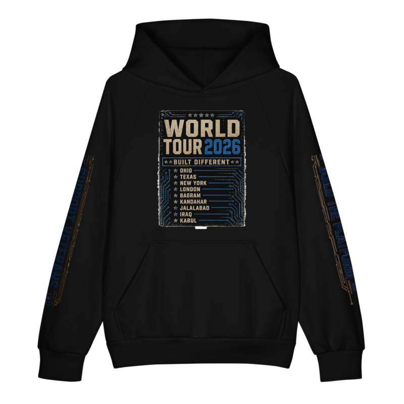 AI K9 Codee World Tour classic Printful shirt mockup